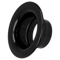 Luftintag Aluminium 76mm - Svart QSP Products